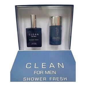 CLEAN Shower Fresh 2.14oz 60ml EDT and  Men's Deodorant Gift Set